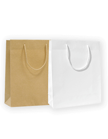 Papírové tašky bavlněné držadlo